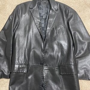 Versace leather sport jacket